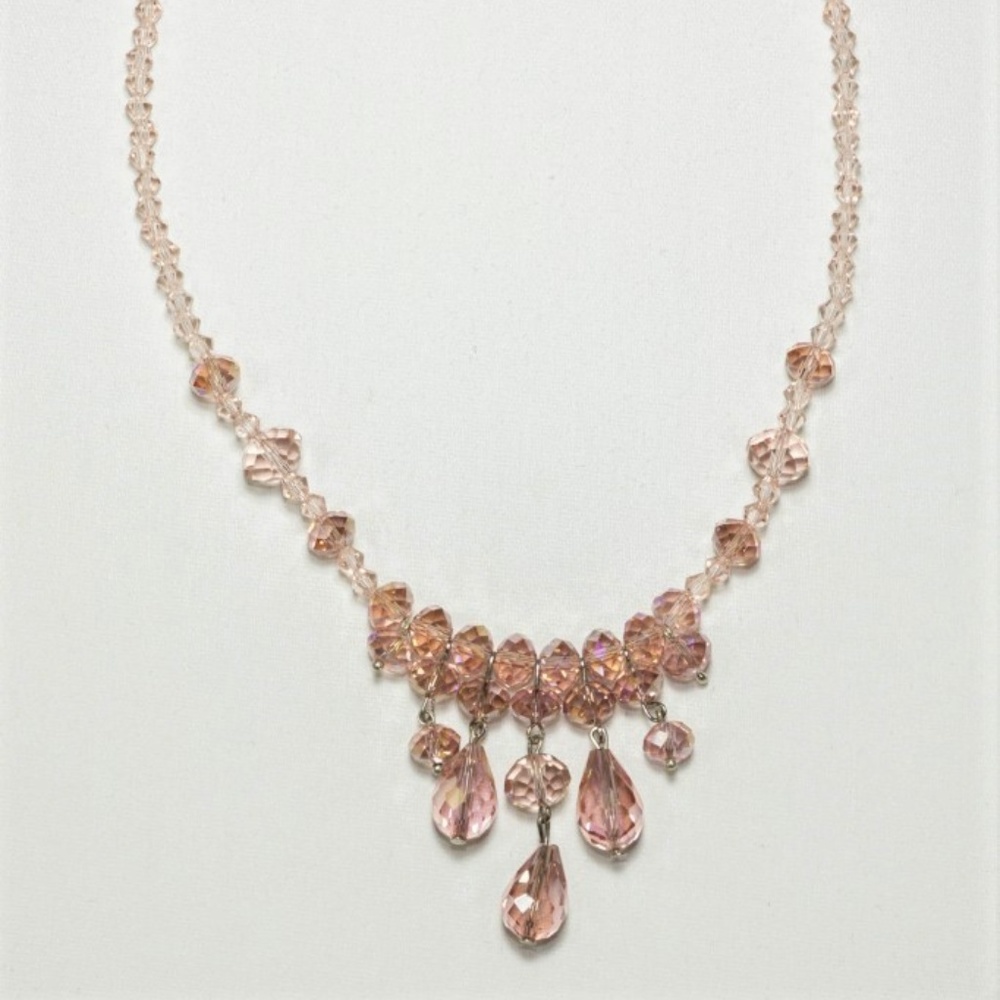 Crystal Pale Pink Necklace